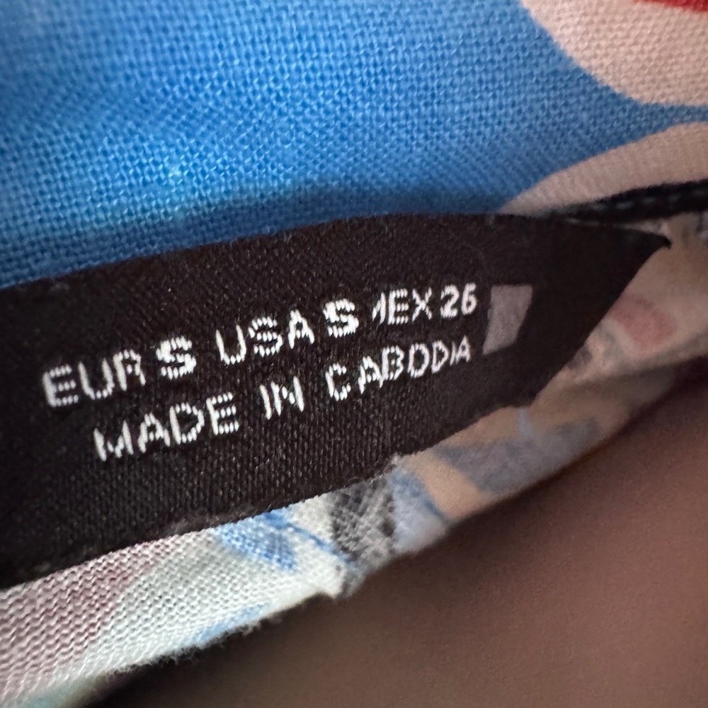 Zara Button Down Crop Top Small - image 7